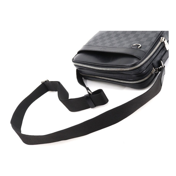 Louis Vuitton Damier Graphite Trocadero Messenger PM Shoulder Bag Black - Picture 5 of 8